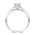 Помолвочное кольцо из белого золота с бриллиантом (046477)