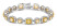 Браслет из белого золота с бриллиантами (050861)