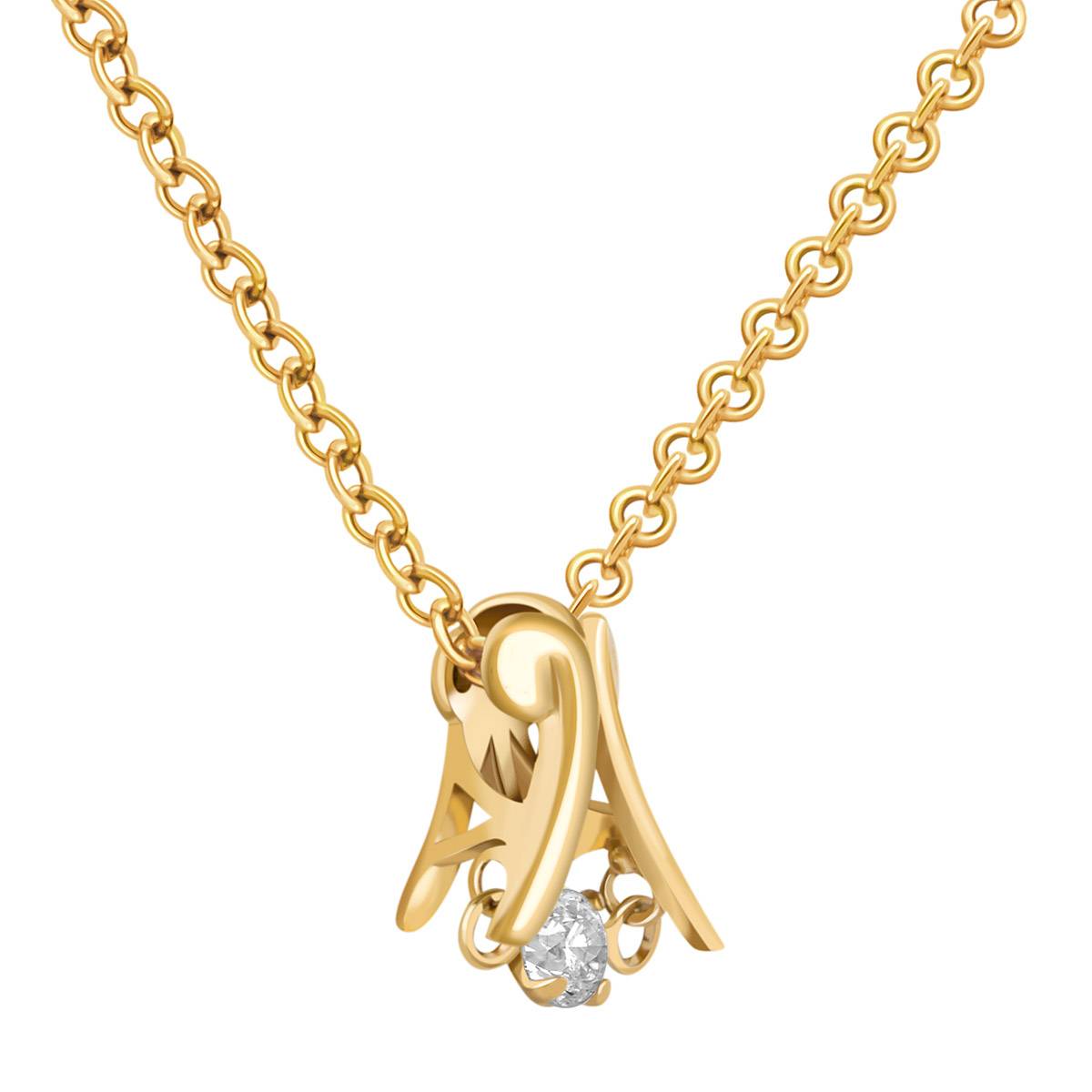 Кулон из жёлтого золота с 