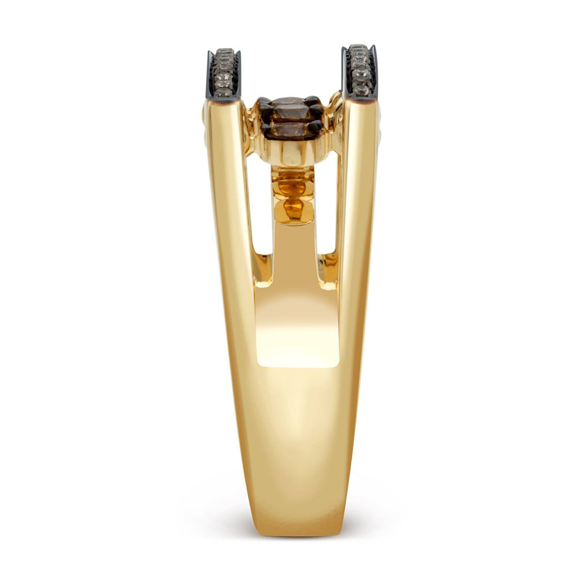 Кольцо из жёлтого золота с 