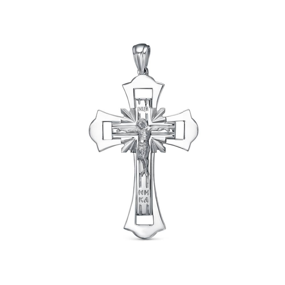 Кулон крест из платины  (057990)