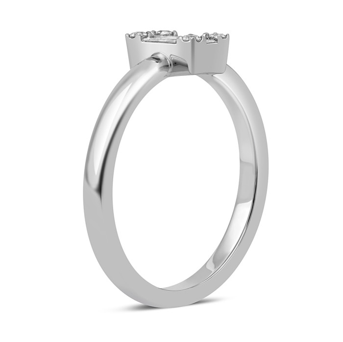 Кольцо из белого золота с бриллиантами "Crivelli" (048961)