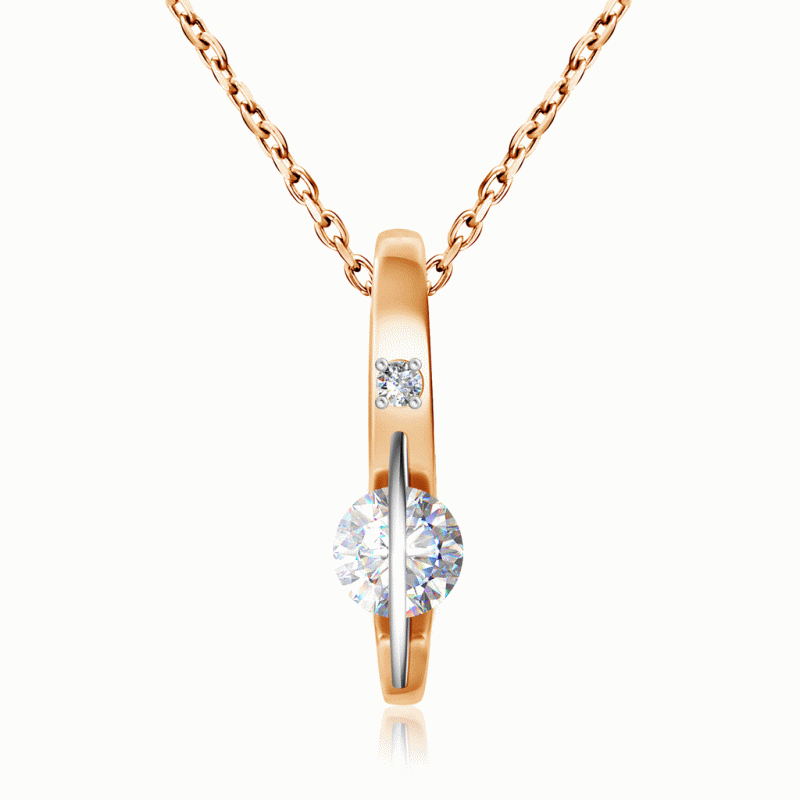 Колье из красного золота 