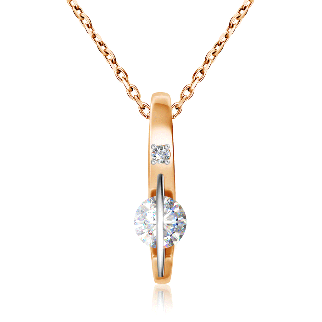 Колье из красного золота 