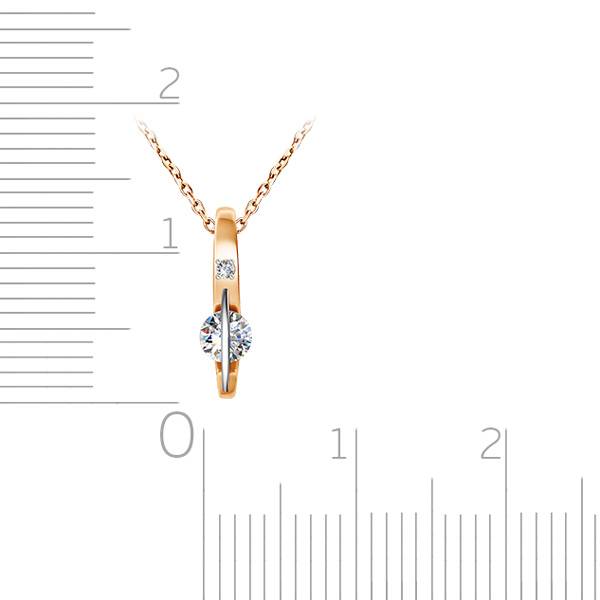 Колье из красного золота 