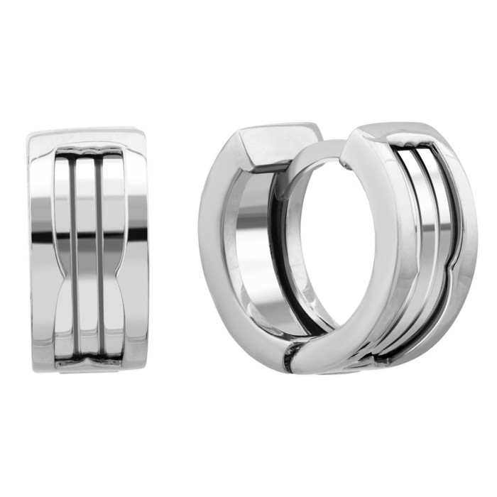 Серьги из белого золота (040308)