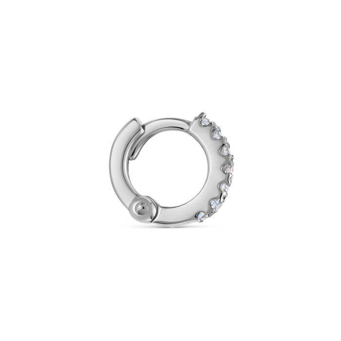 Пирсинг из белого золота с бриллиантами (053885)