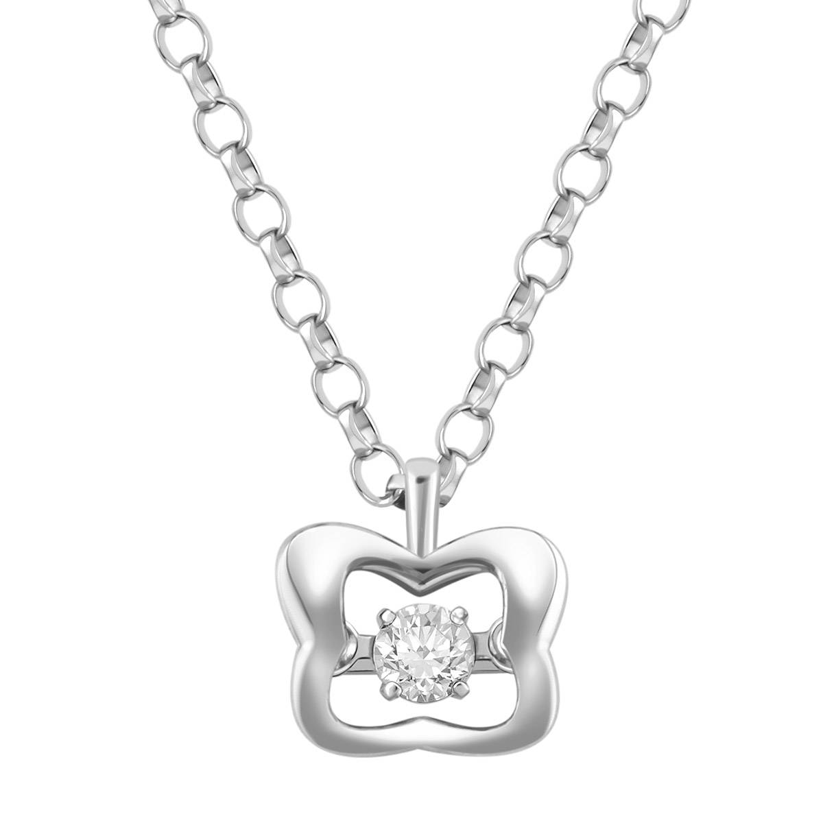 Колье из белого золота с 