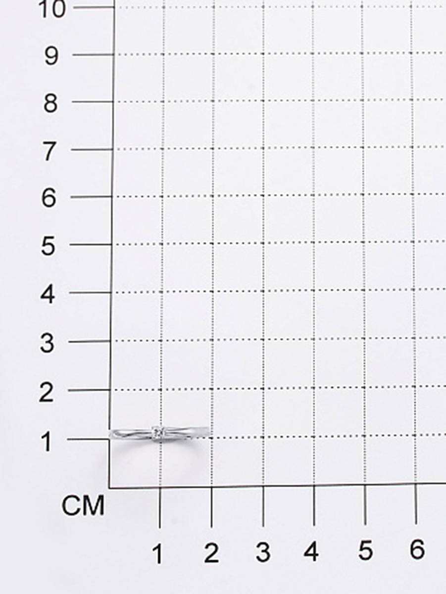 Помолвочное кольцо из белого золота с бриллиантом (031310)