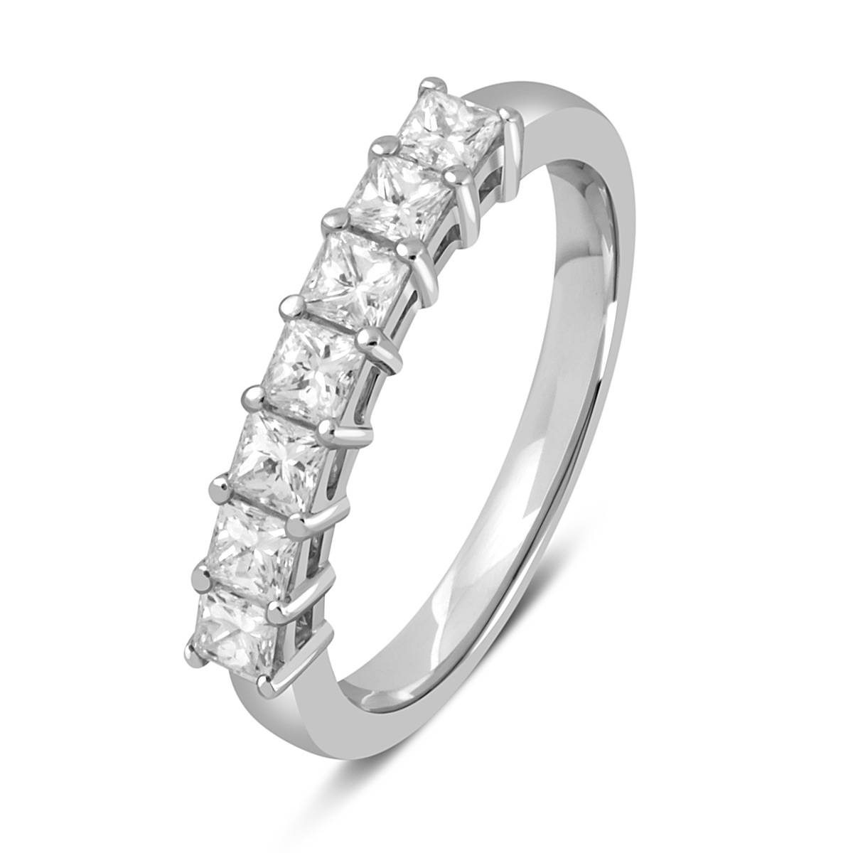 Кольцо из белого золота с бриллиантами (044921)