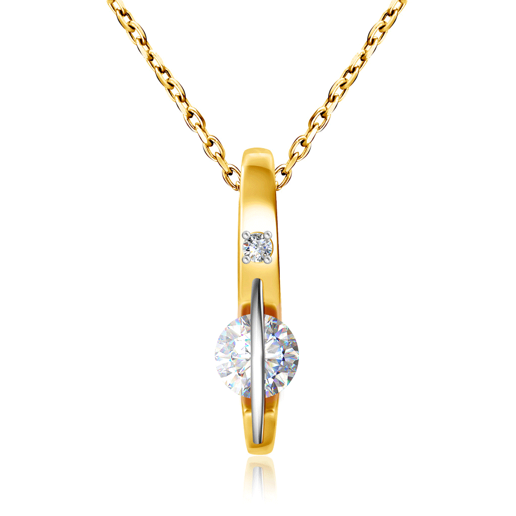 Колье из жёлтого золота 