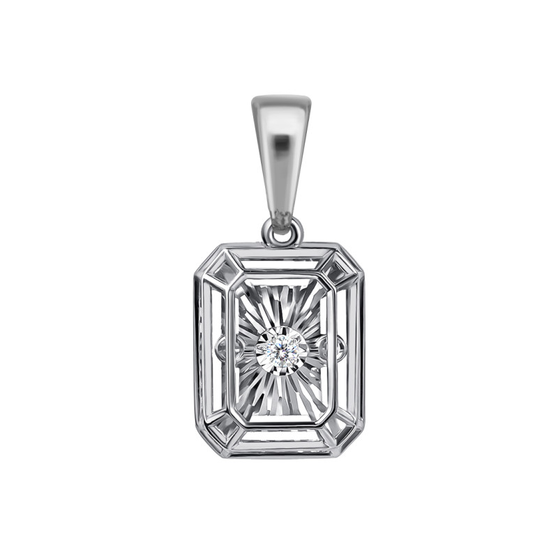 Кулон из белого золота с 