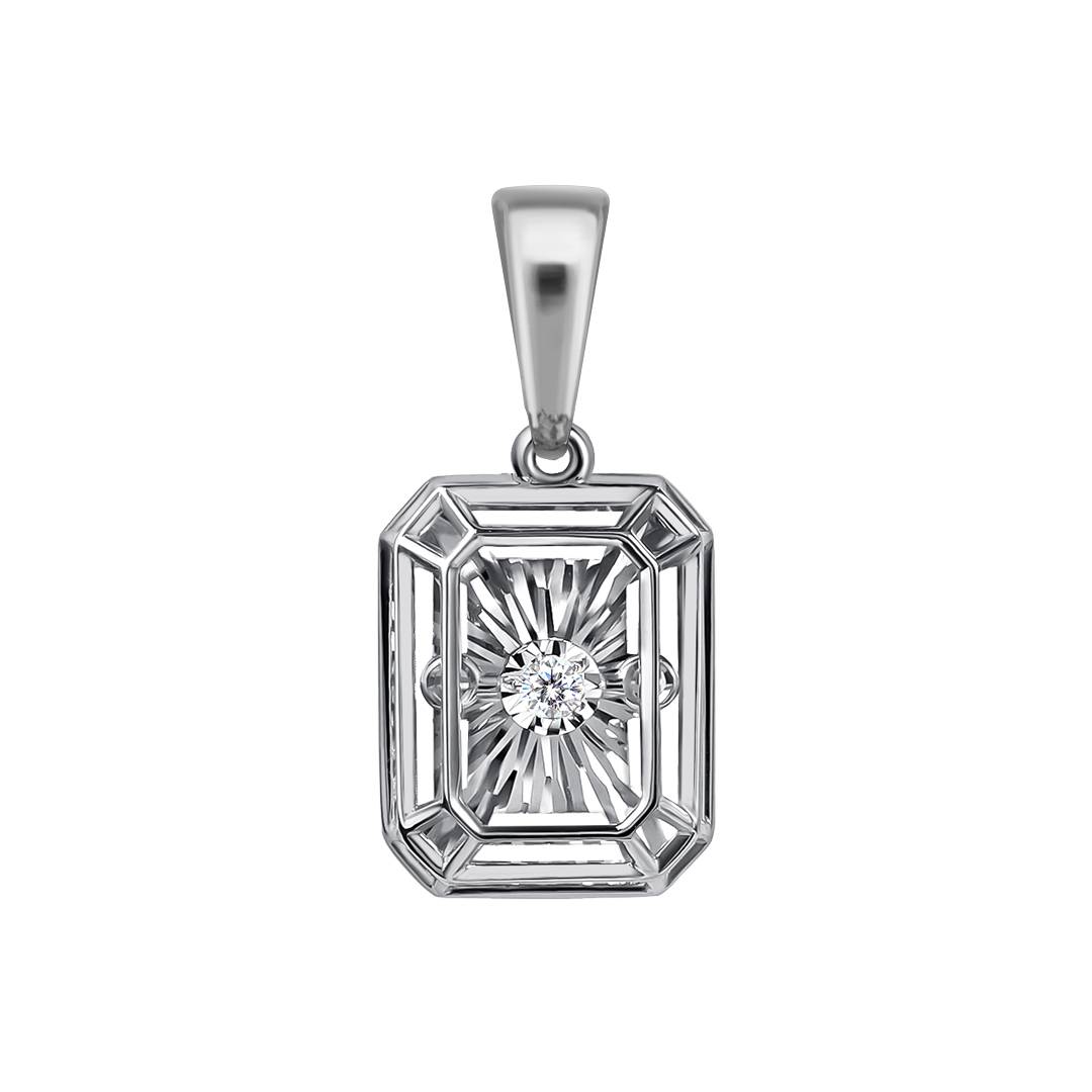 Кулон из белого золота с 