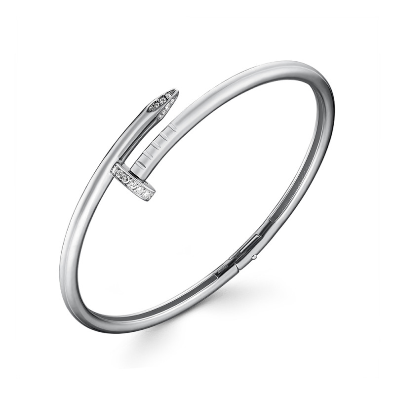 Браслет из белого золота с бриллиантами (059883)