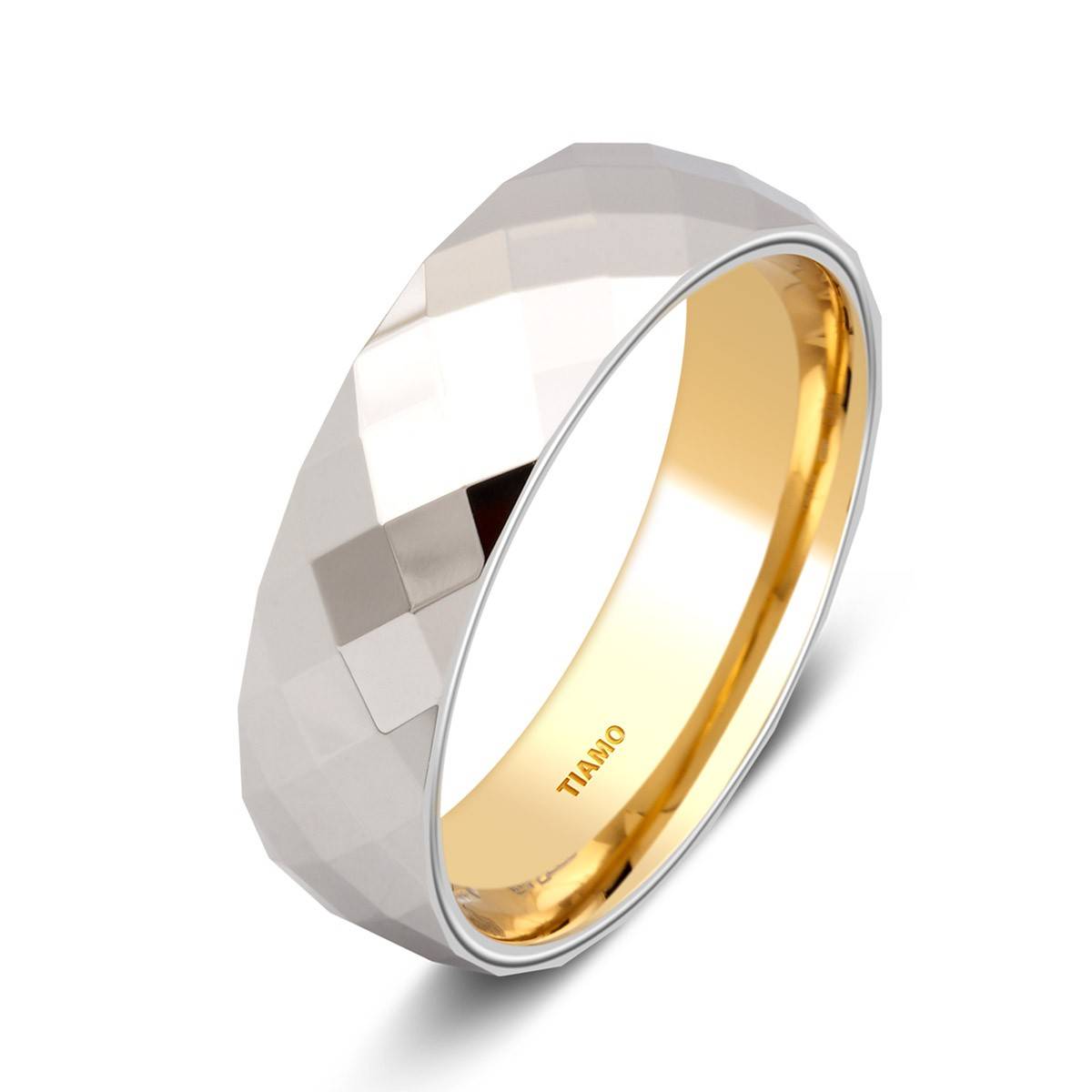 Обручальное кольцо из комбинированного золота TIAMO (000101)
