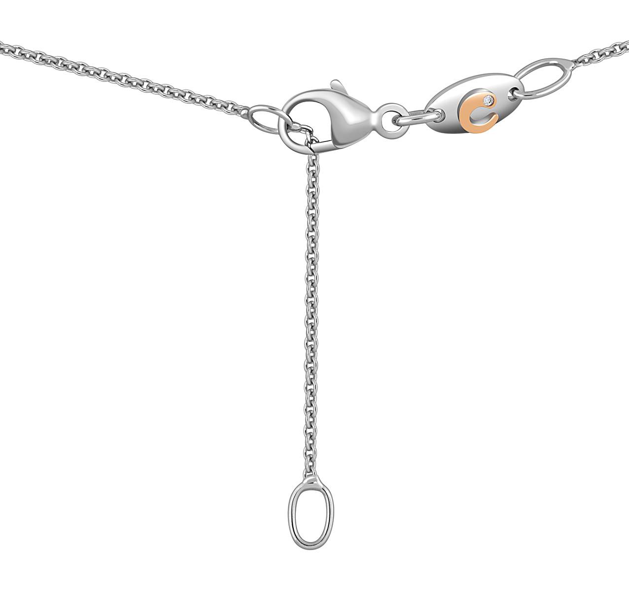 Колье из белого золота с бриллиантами 