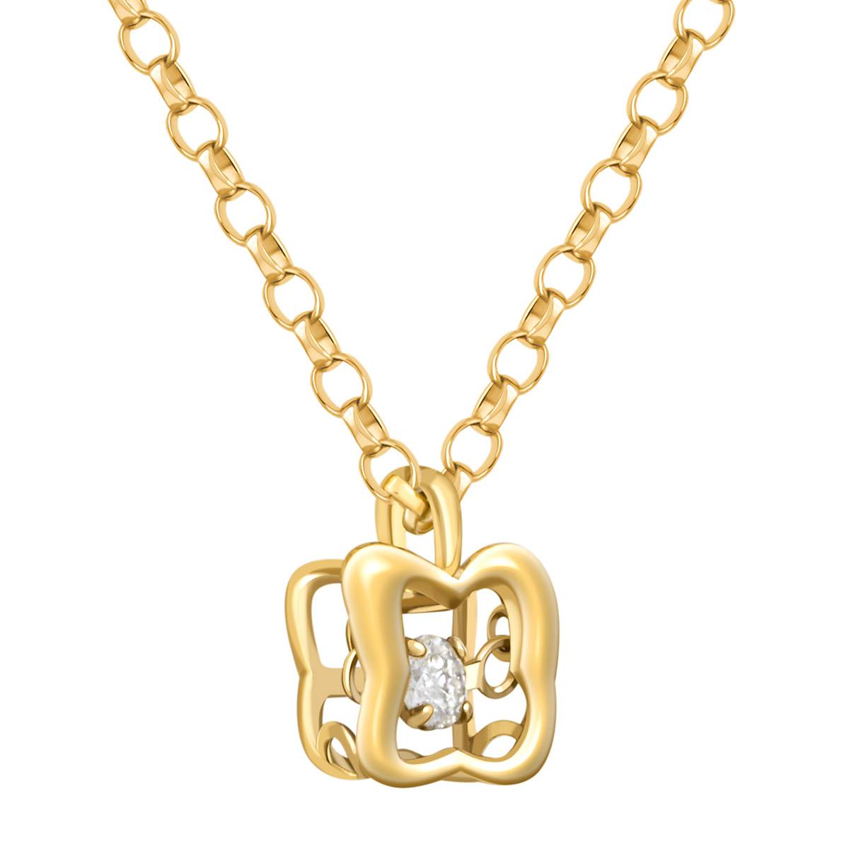 Колье из жёлтого золота с 