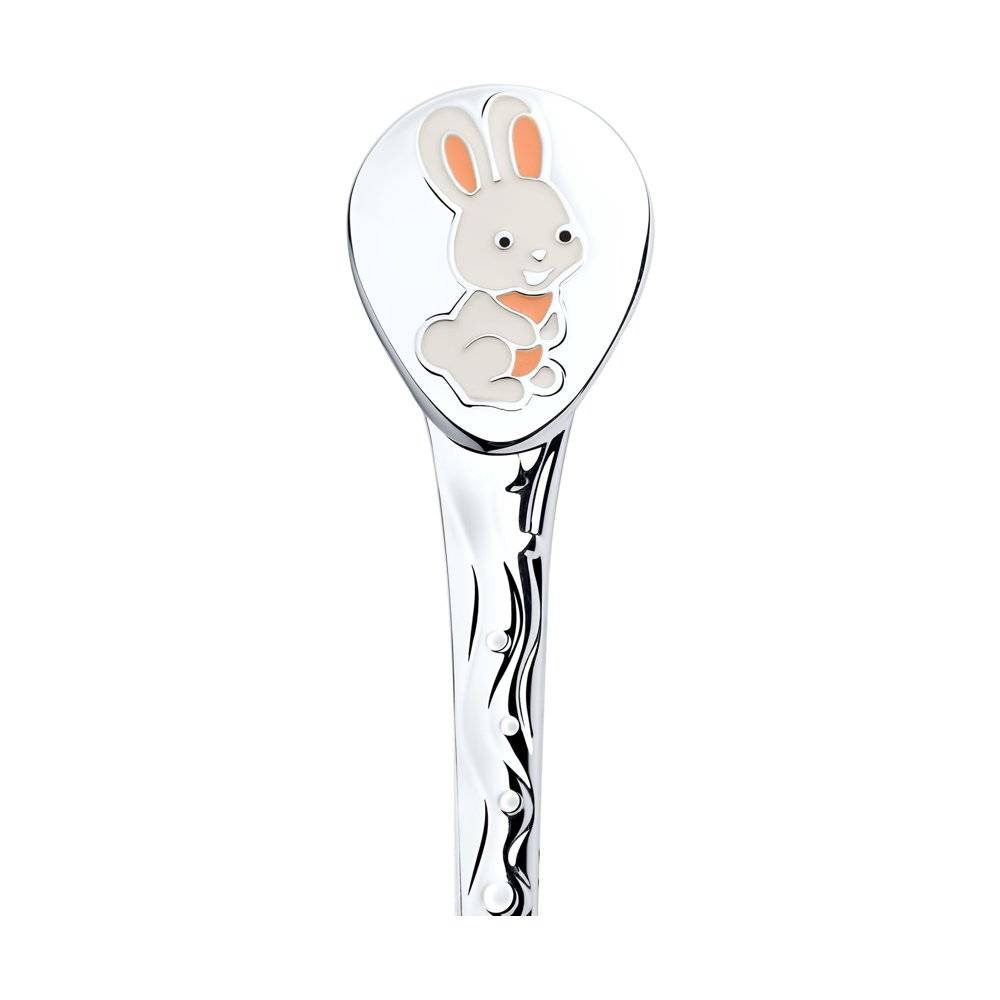 Ложка детская из серебра 925 пробы 